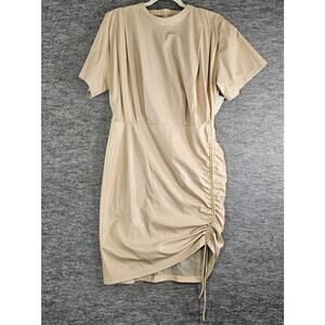 Isabel Marant Tan Asymmetrical Dress